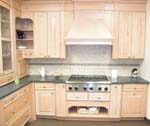 Maple Raised Panel with White Glaze